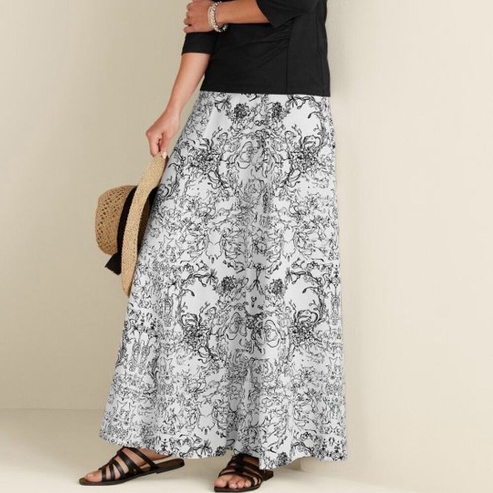 Soft Surroundings Amaranth Maxi Skirt Size Small